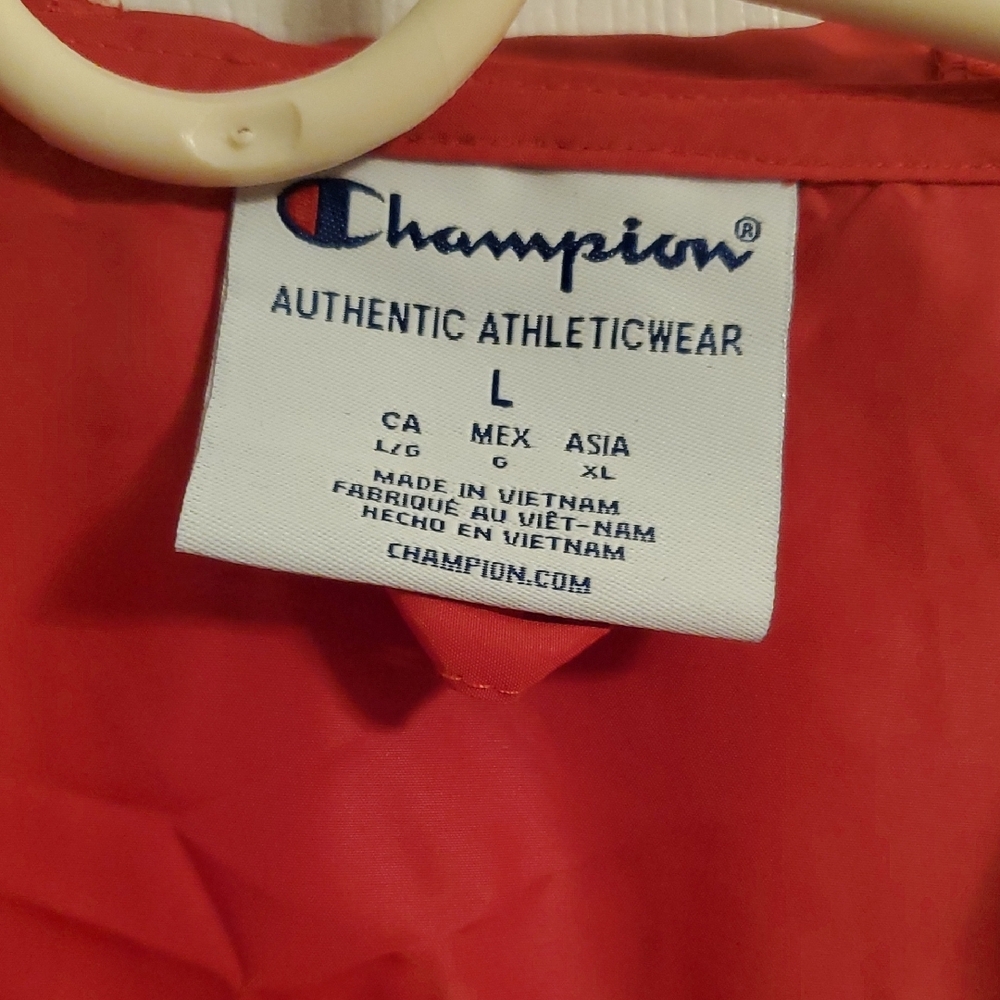 Champion Red Pullover Windbreaker - image 2